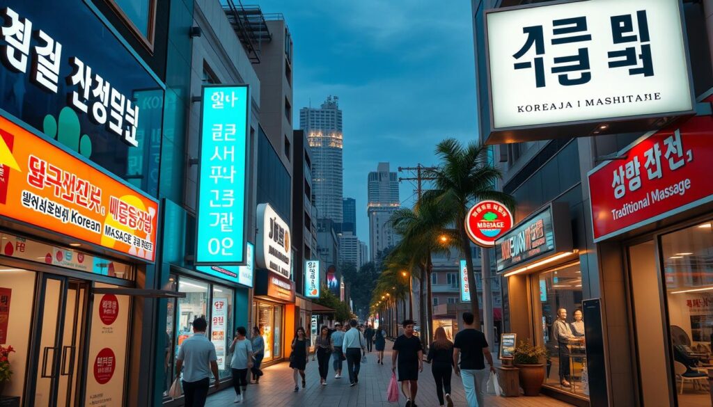 한인 타운 마사지